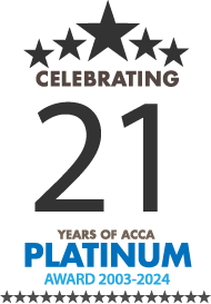 Celebrating 21 Years of ACCA Platinum Award 2023 - 2024